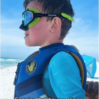 PLURA SafeSight™ Kids Swim Mask (No-Leak + Nose Cover)