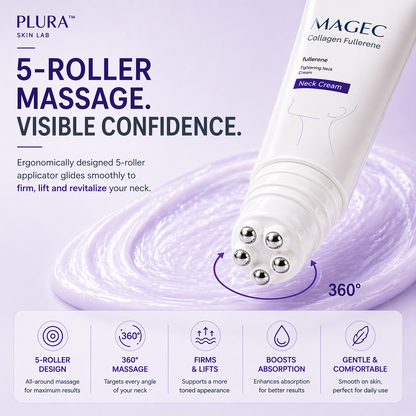 Plura™ Neck Firming Roller Cream – Smooth & Lift the Look of Your Neck in Weeks