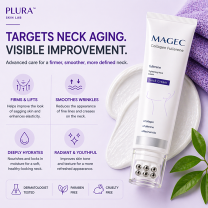 Plura™ Neck Firming Roller Cream – Smooth & Lift the Look of Your Neck in Weeks