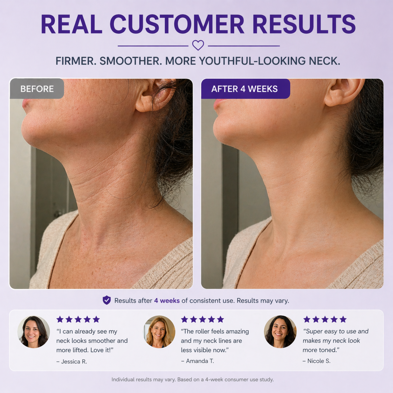 Plura™ Neck Firming Roller Cream – Smooth & Lift the Look of Your Neck in Weeks