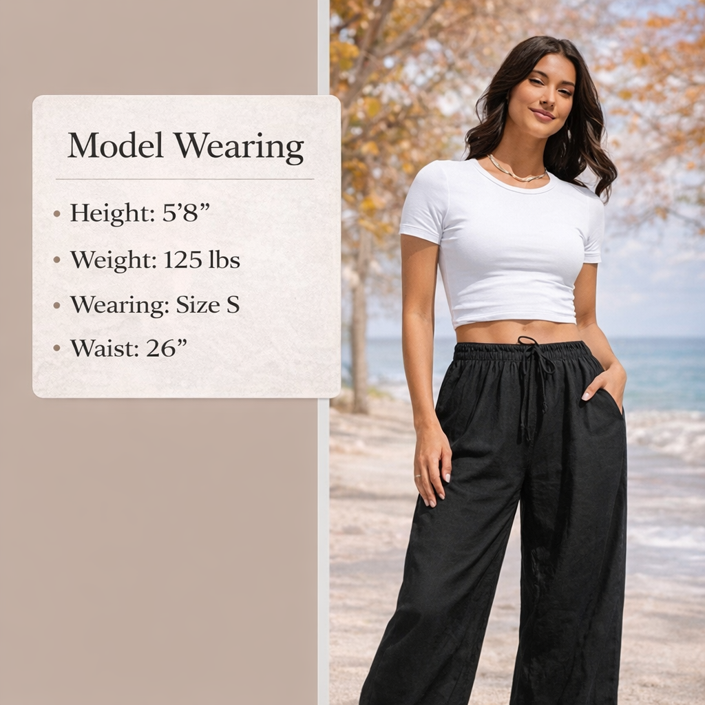 Plura™ Linen Comfort Wide-Leg Pants