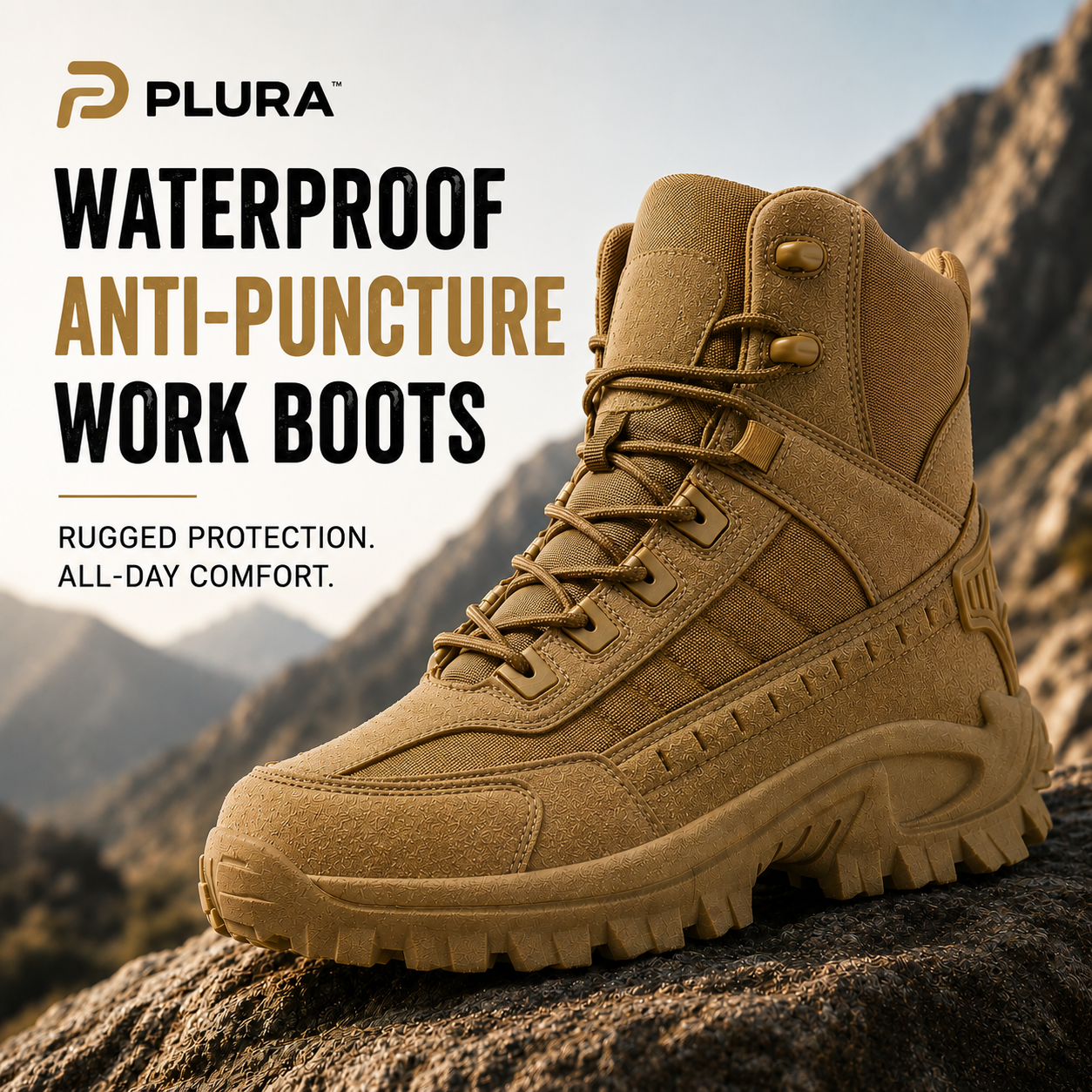 PLURA™ Waterproof Anti-Puncture Work Boots