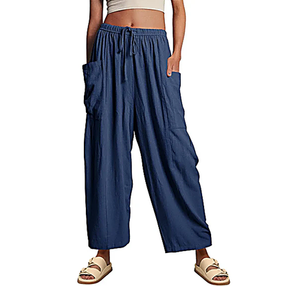 Plura™ Linen Comfort Wide-Leg Pants