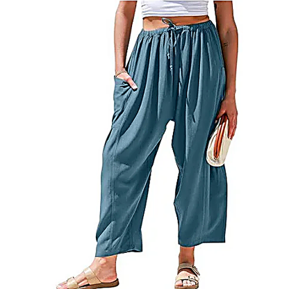 Plura™ Linen Comfort Wide-Leg Pants