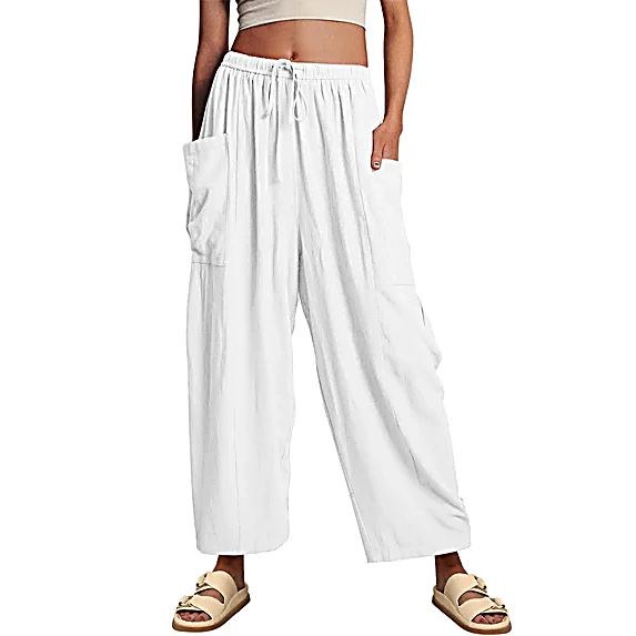 Plura™ Linen Comfort Wide-Leg Pants